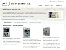 Tablet Screenshot of alisoncontrol.com